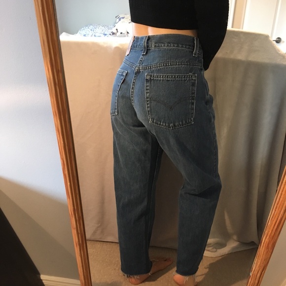 Levi’s Wide Leg Dark Blue Denim Jeans - Picture 11 of 14